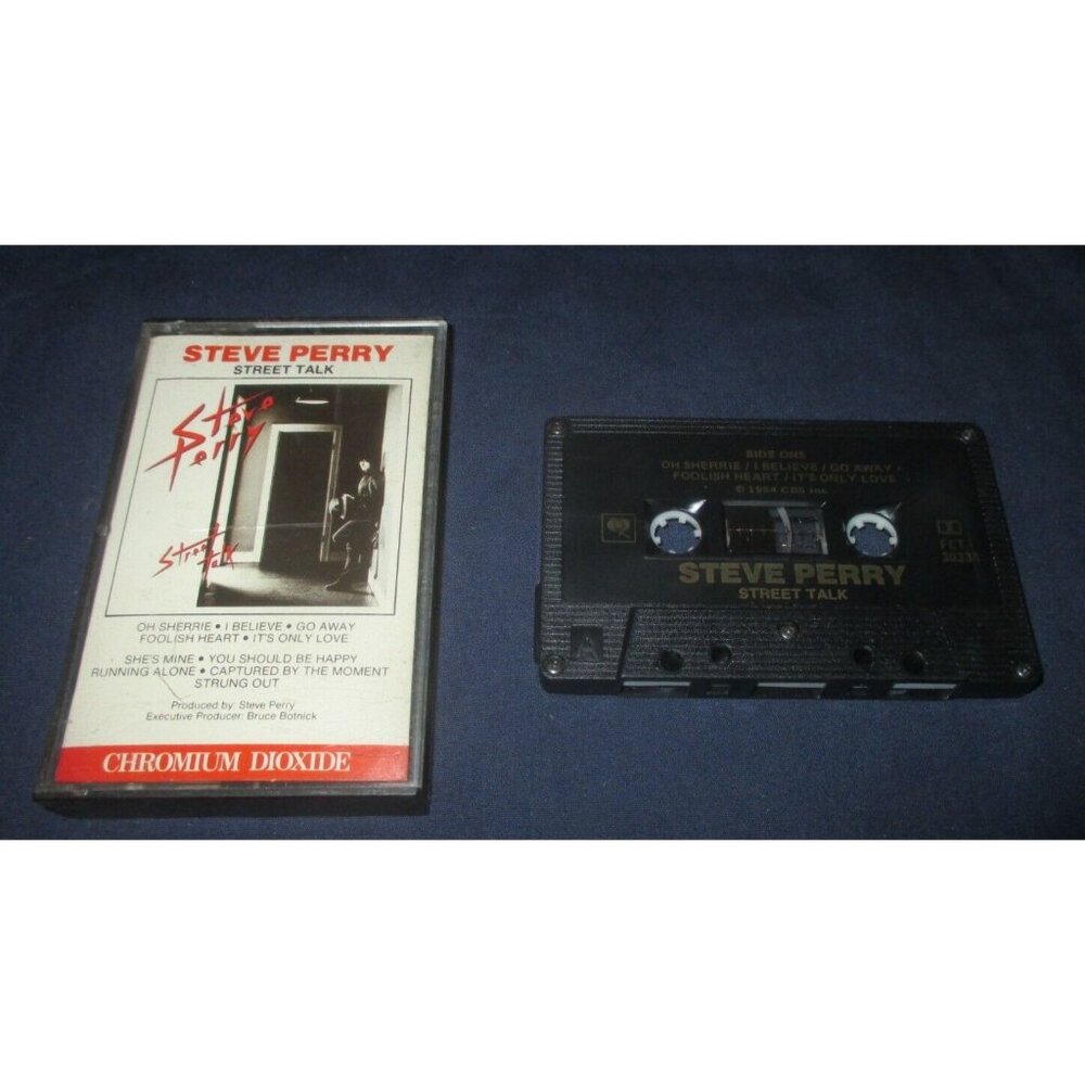 Steve Perry - Street Talk on cassette (CBS, Canada, 1984)